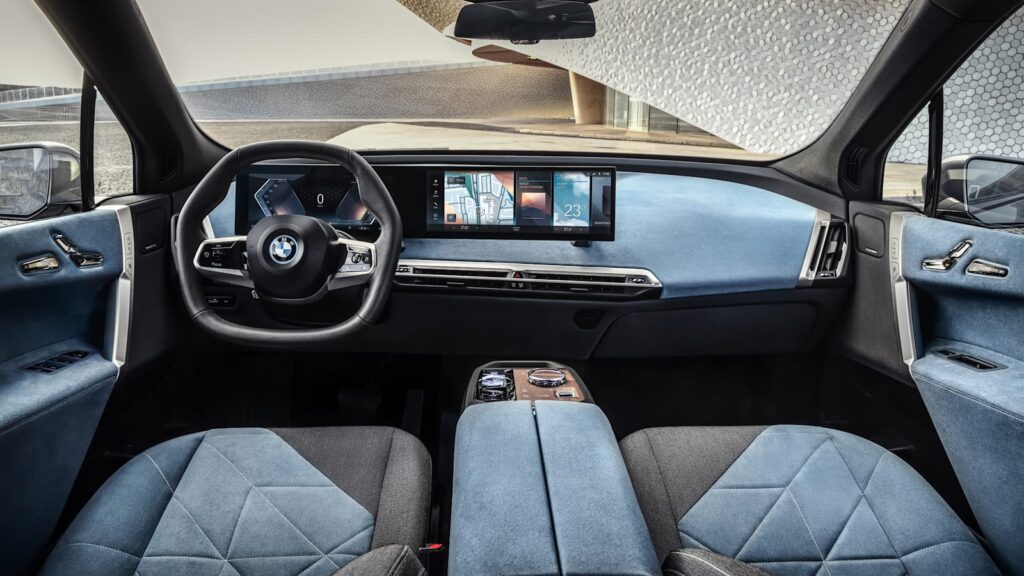 Infotainment and Cargo, BMW ix m60 interior
